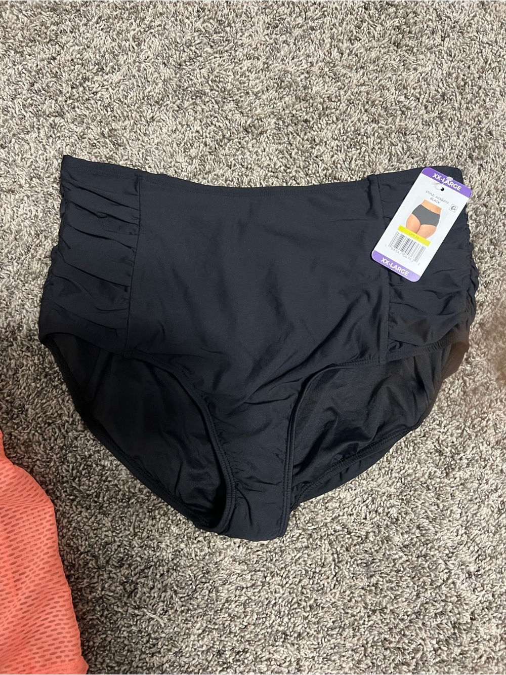 Women’s Black High-Waist Swim Bottoms - Unbranded